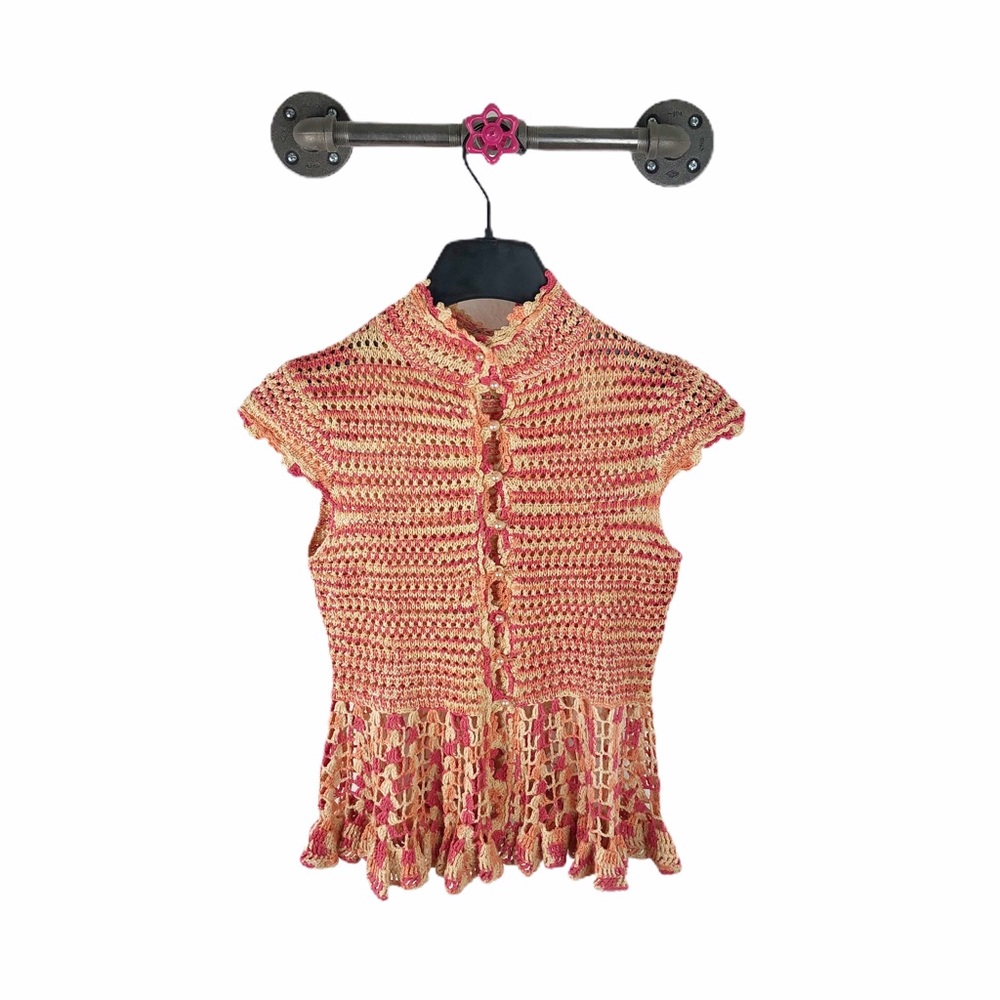 NWT Free People Knit Cardigan Sleeveless Med FINAL